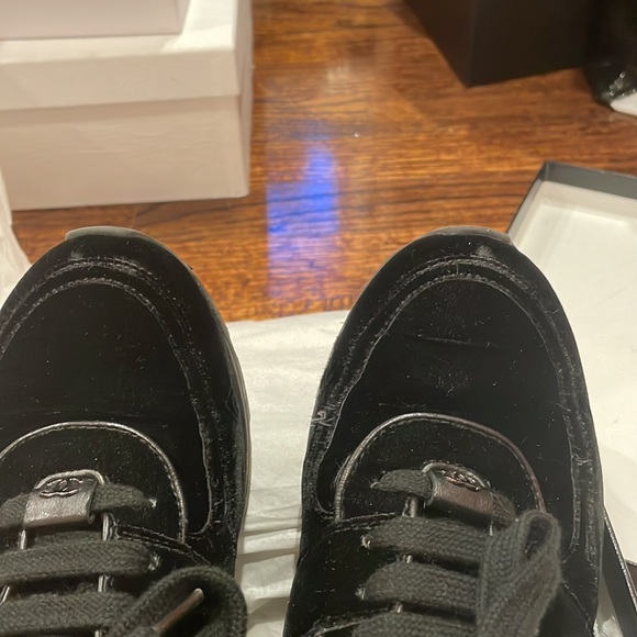 Chanel, sneaker in suede, black - Picture 5 of 8